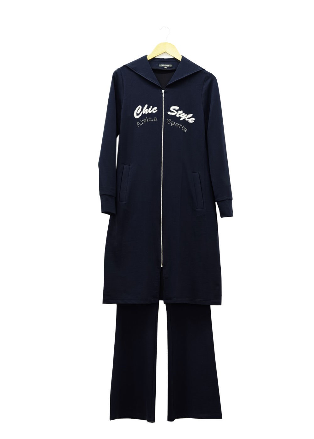 Tesettür giyim LACİVERT 4755 Hilda Eşofman Takım