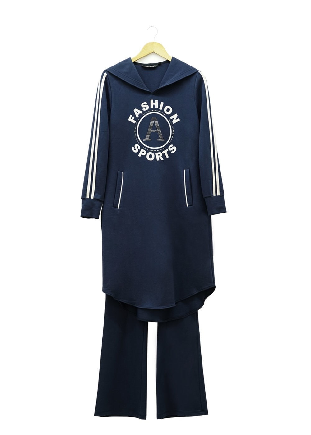 Tesettür giyim LACİVERT 4784 Hilda Eşofman Takım