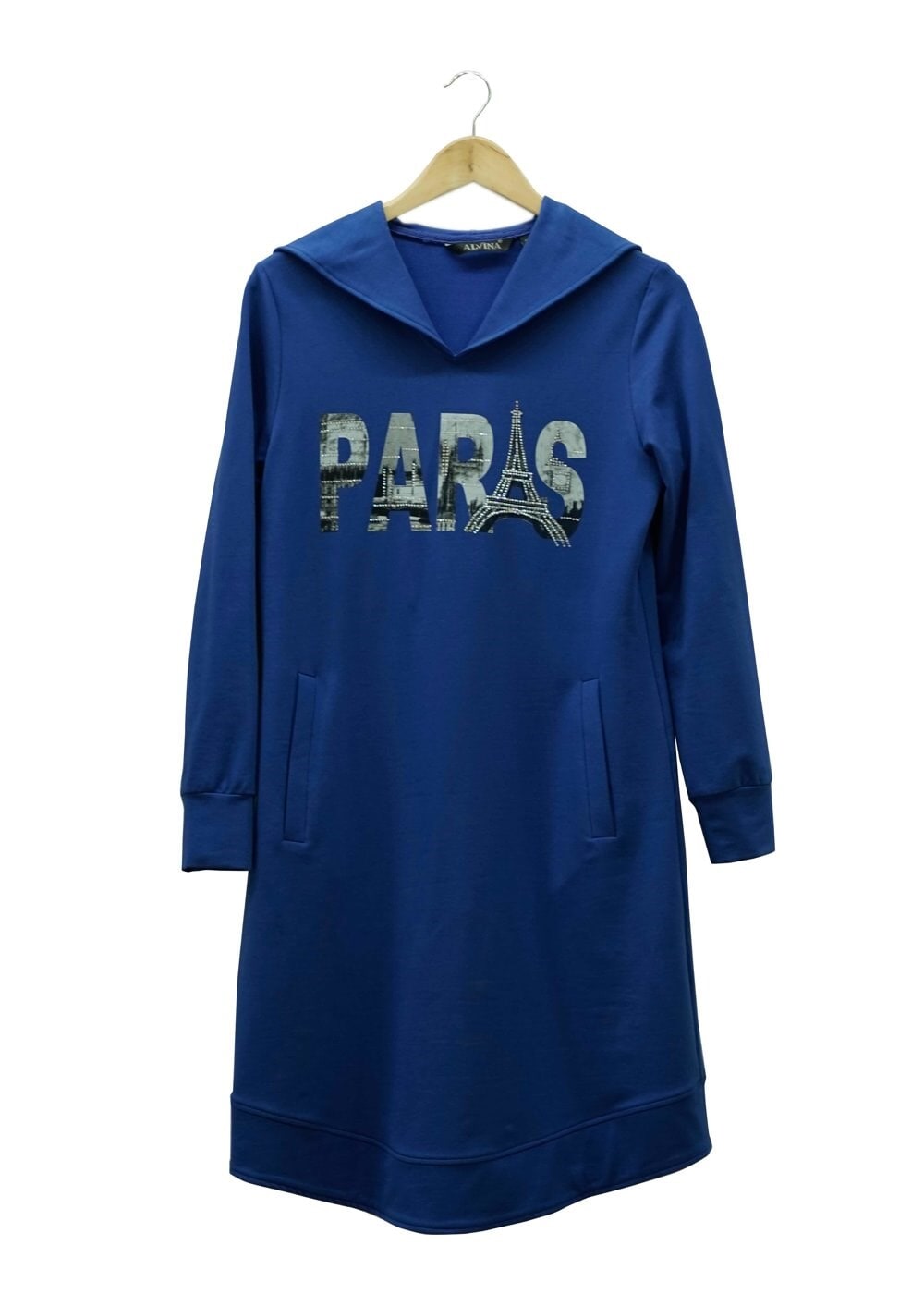 Tesettür giyim LACİVERT 4819 Hilda Eşofman Tunik