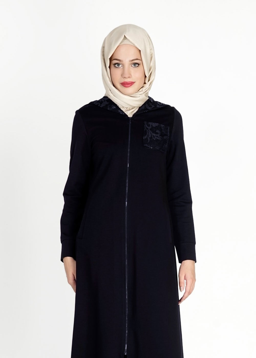 Tesettür giyim LACİVERT 4821 Hilda Eşofman Tunik