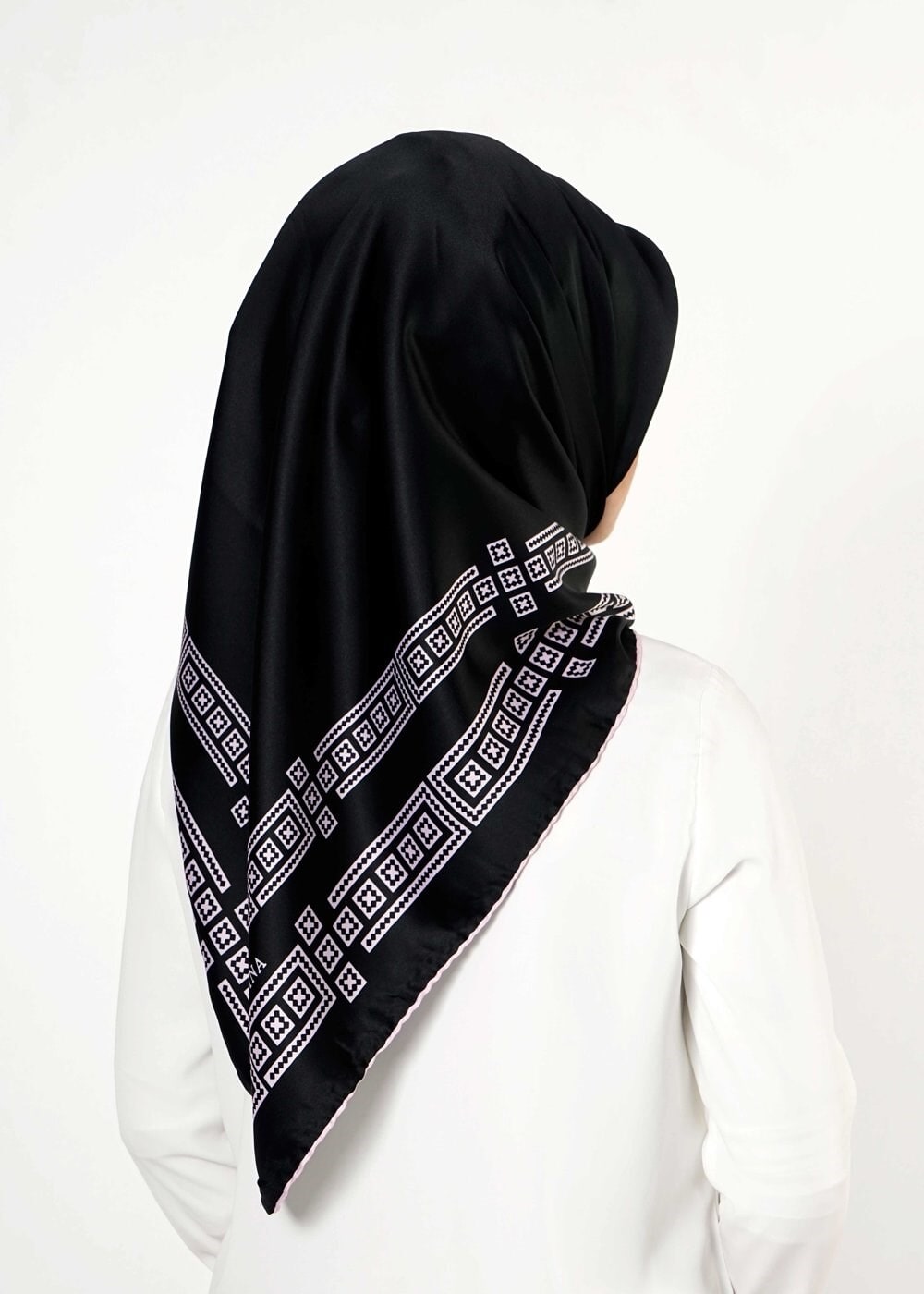 Tesettür giyim SİYAH 3381 Alvina Eşarp