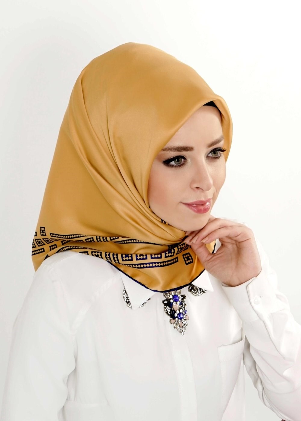 Tesettür giyim ALTIN 3381 Alvina Eşarp