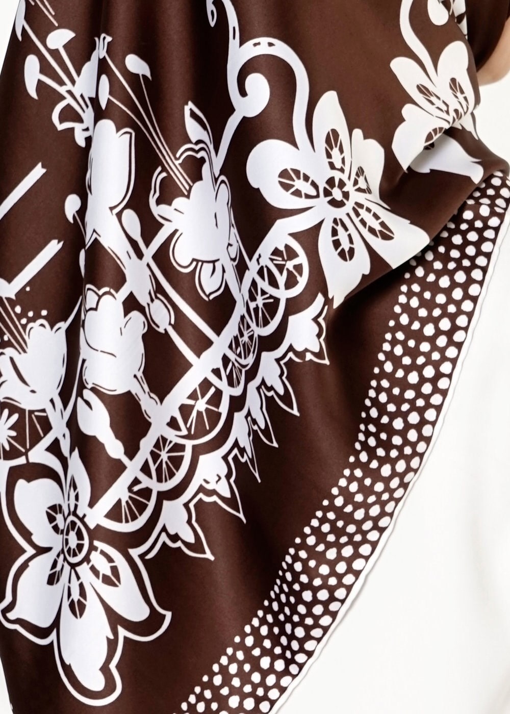 Tesettür giyim KAHVE 3382 Alvina Eşarp