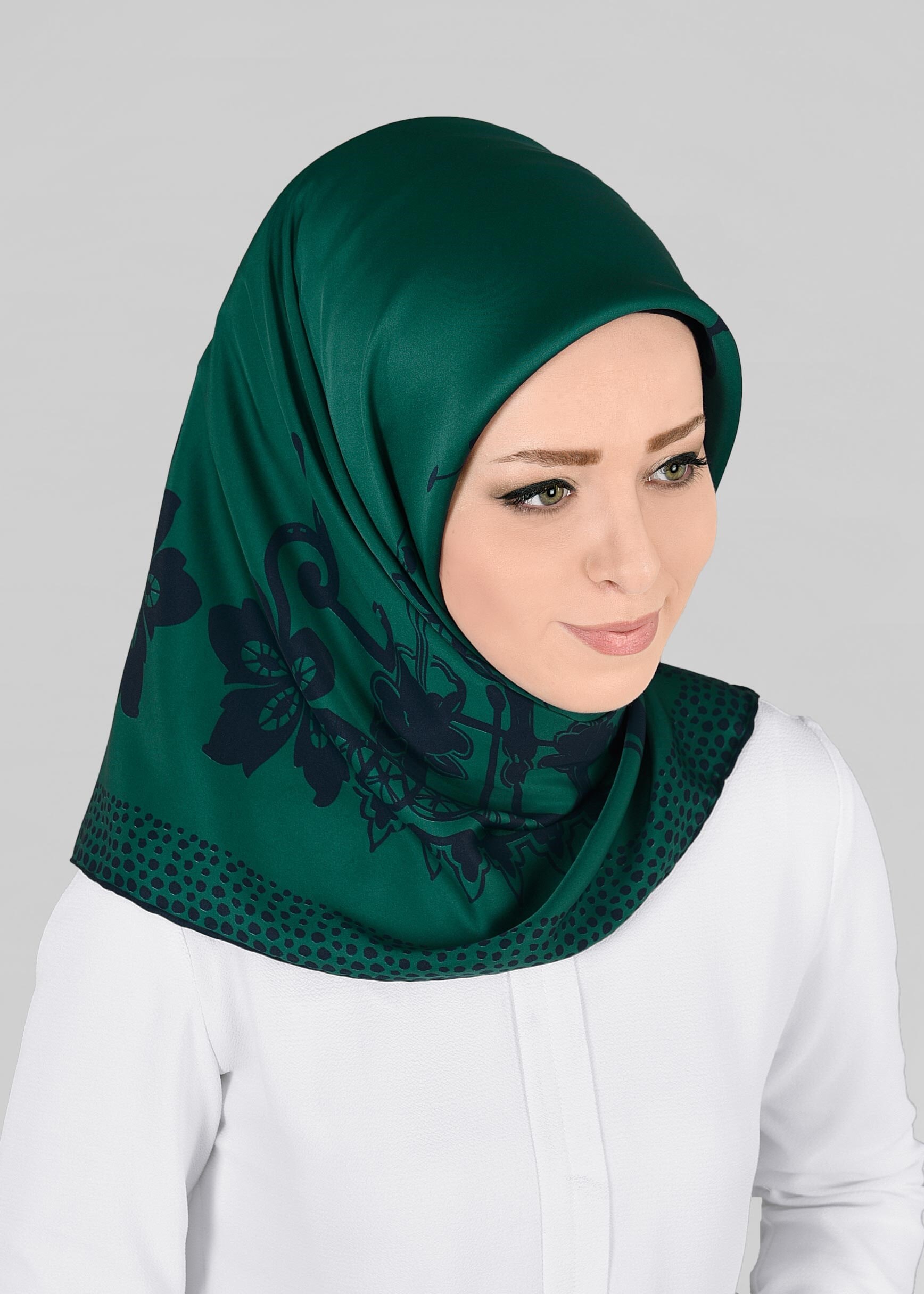 Tesettür giyim YEŞİL 3382 Alvina Eşarp