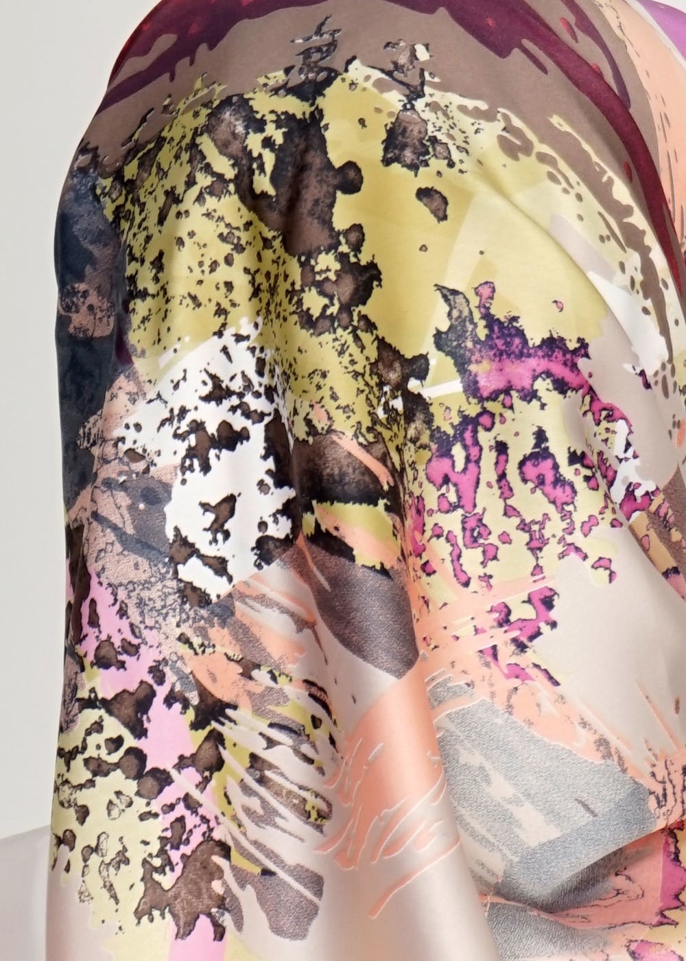 Tesettür giyim YEŞİL 11208 Alvina Desenli Eşarp