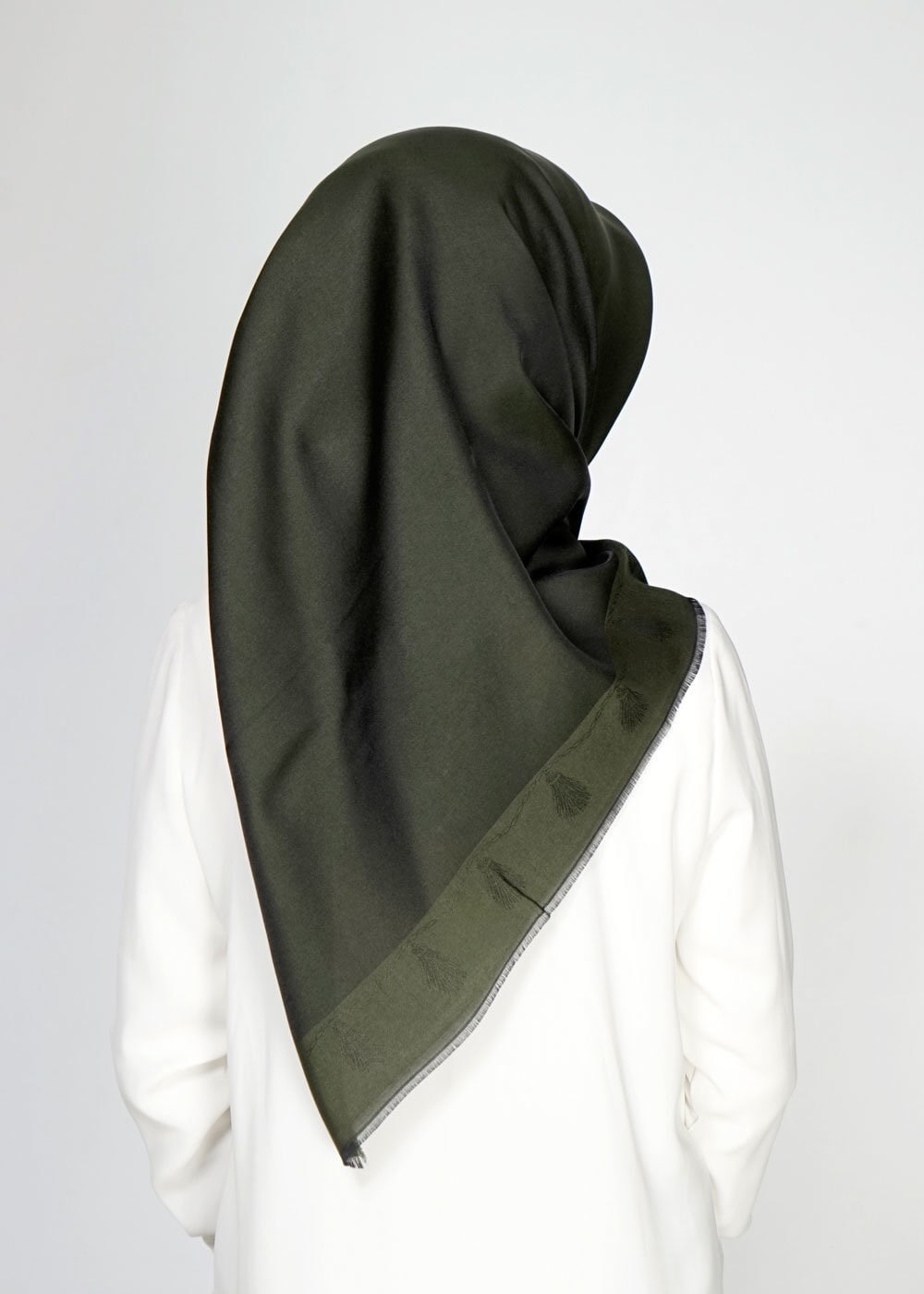 Tesettür giyim HAKİ 9528-1 ALVİNA EŞARP