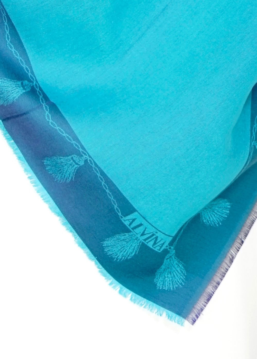 Tesettür giyim MAVİ 9528-1 ALVİNA EŞARP