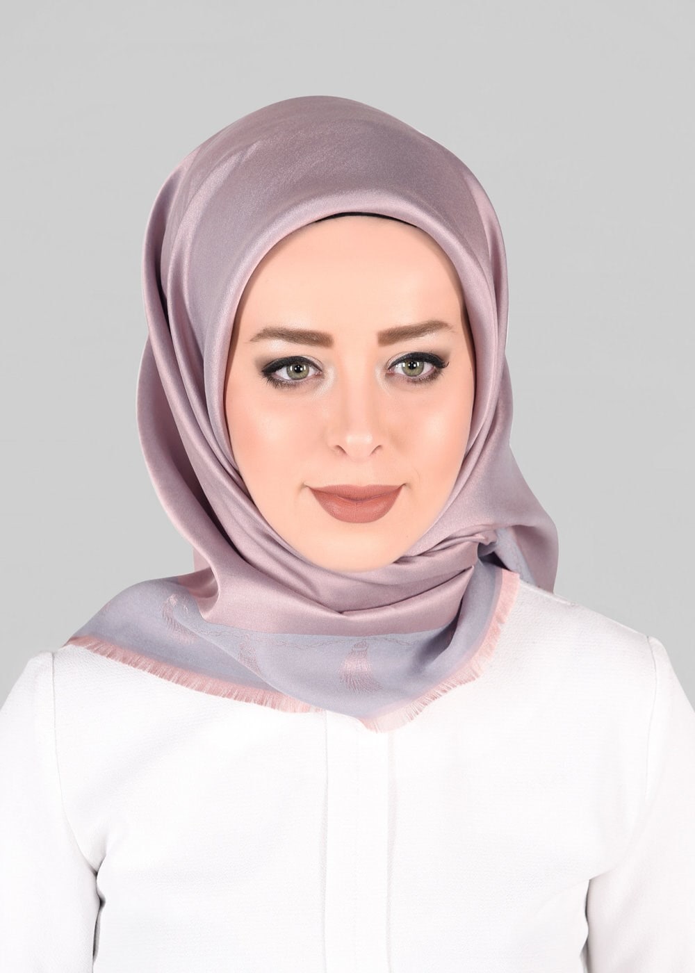 Tesettür giyim PUDRA 9528-1 ALVİNA EŞARP