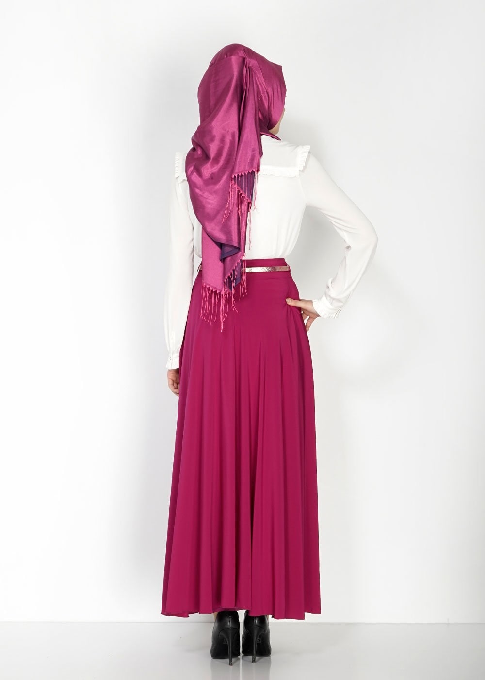 Tesettür giyim MOR 6663 Criss Tesettür Etek