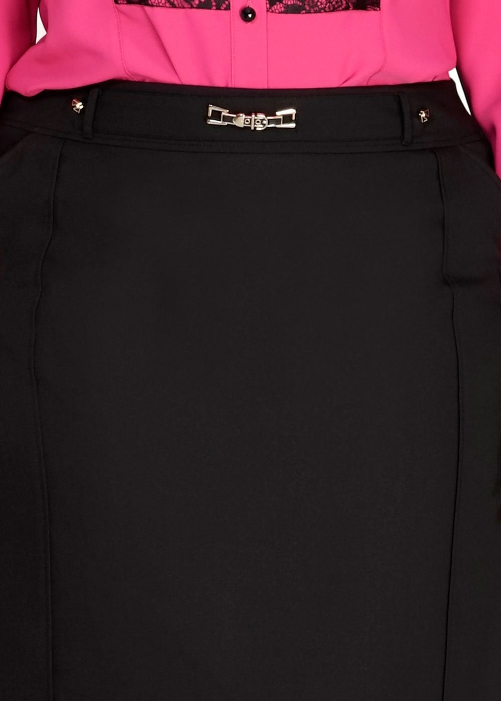 Tesettür giyim SİYAH 6665 Elin Tesettür Etek