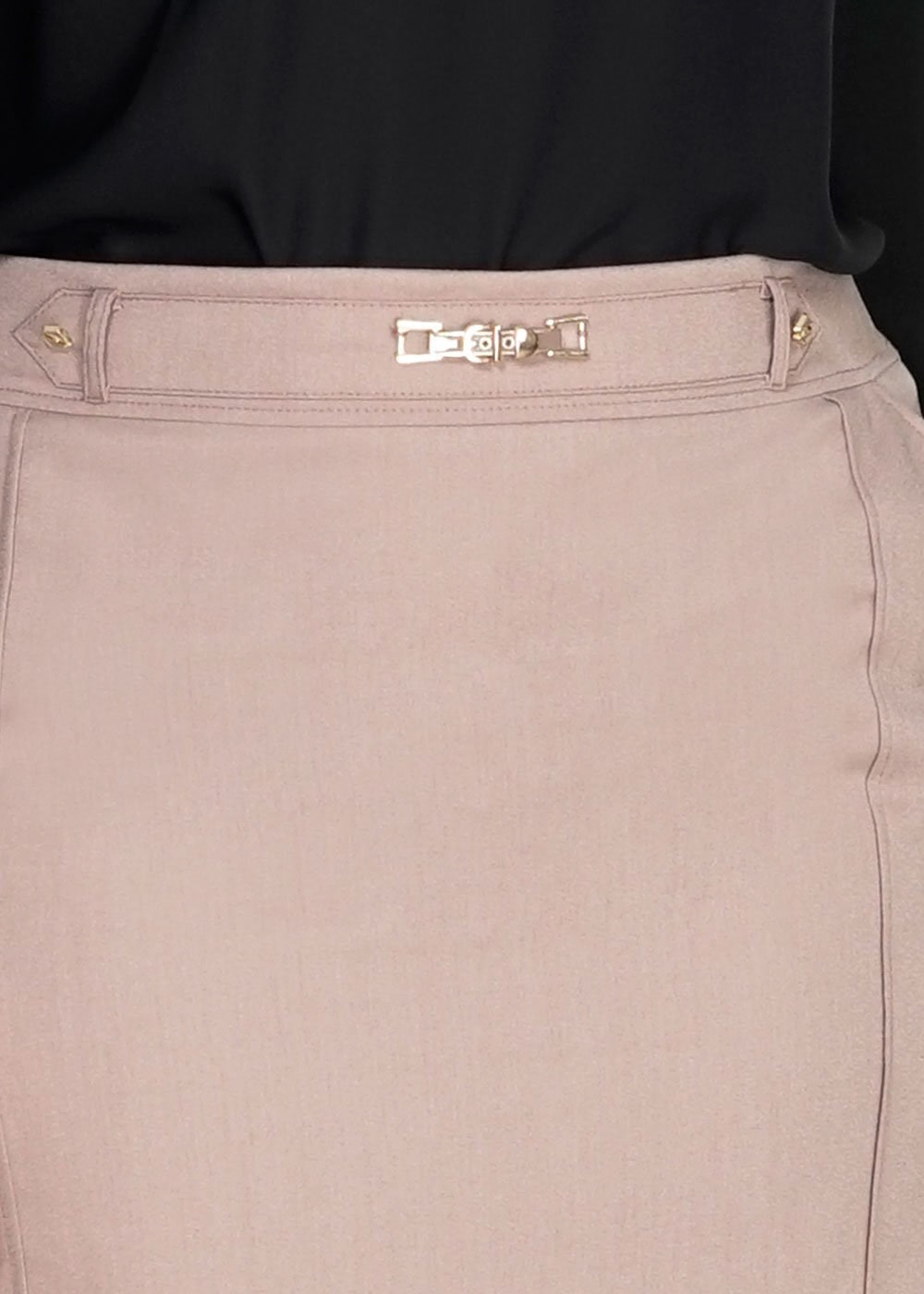 Tesettür giyim VİZON 6665 Elin Tesettür Etek