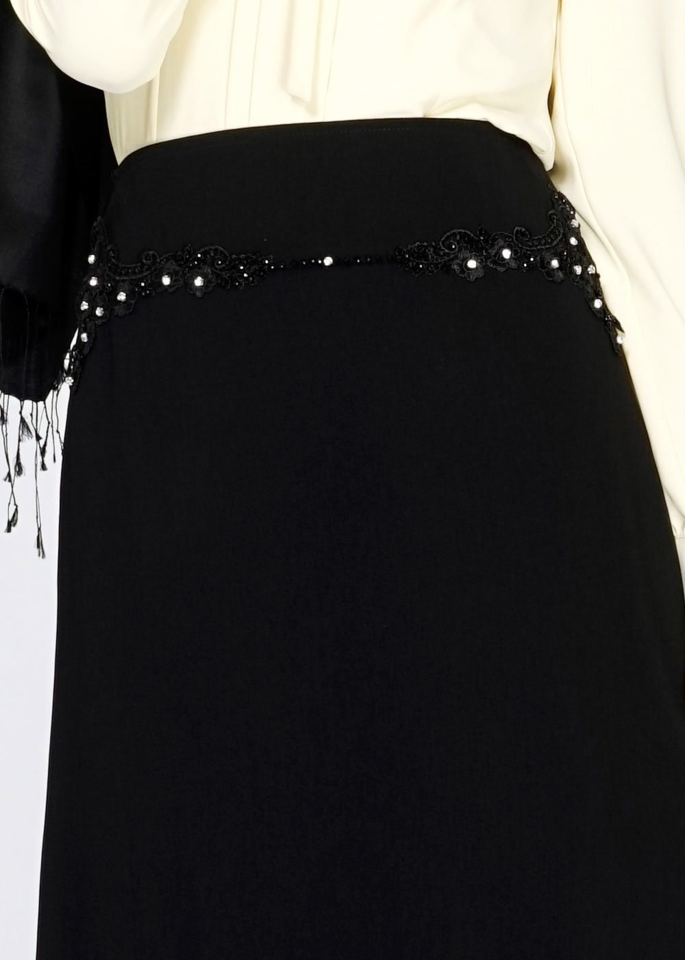 Tesettür giyim SİYAH 6680 Rado Tesettür Etek