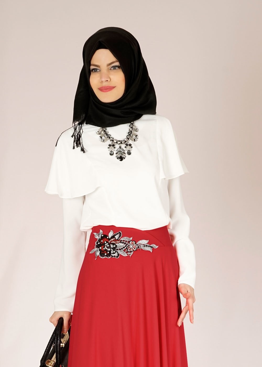 Tesettür giyim MERCAN 6689 SİSLEY 6235 ETEK 38/44(38-40) TEK38