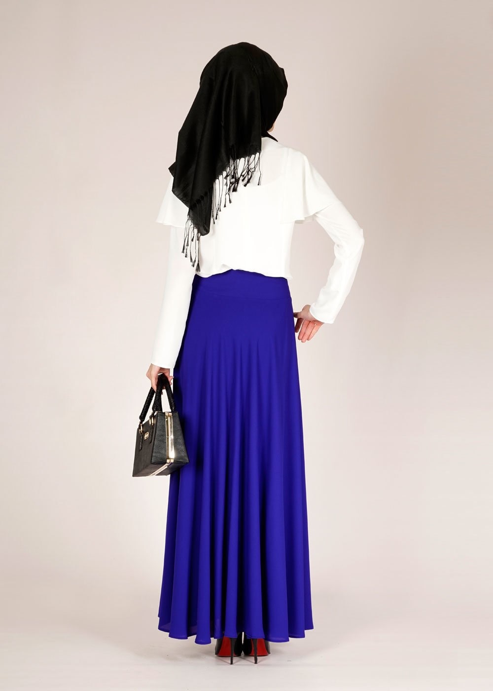 Tesettür giyim MAVİ 6689 SİSLEY 6235 ETEK 38/44(38-40) TEK38