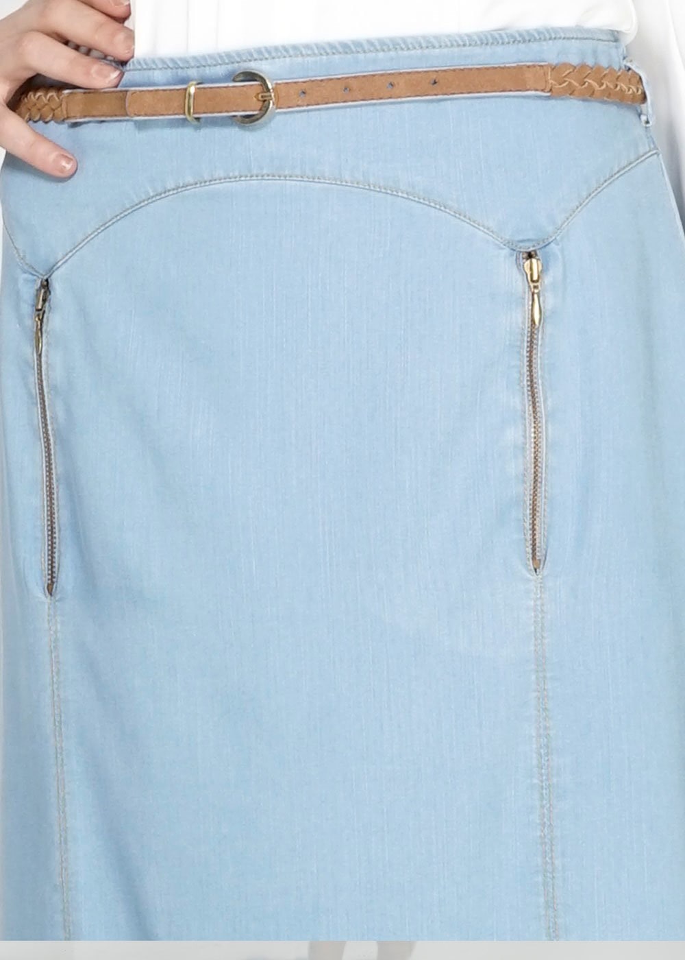 Tesettür giyim LACİVERT 6691 Noura Tesettür Etek