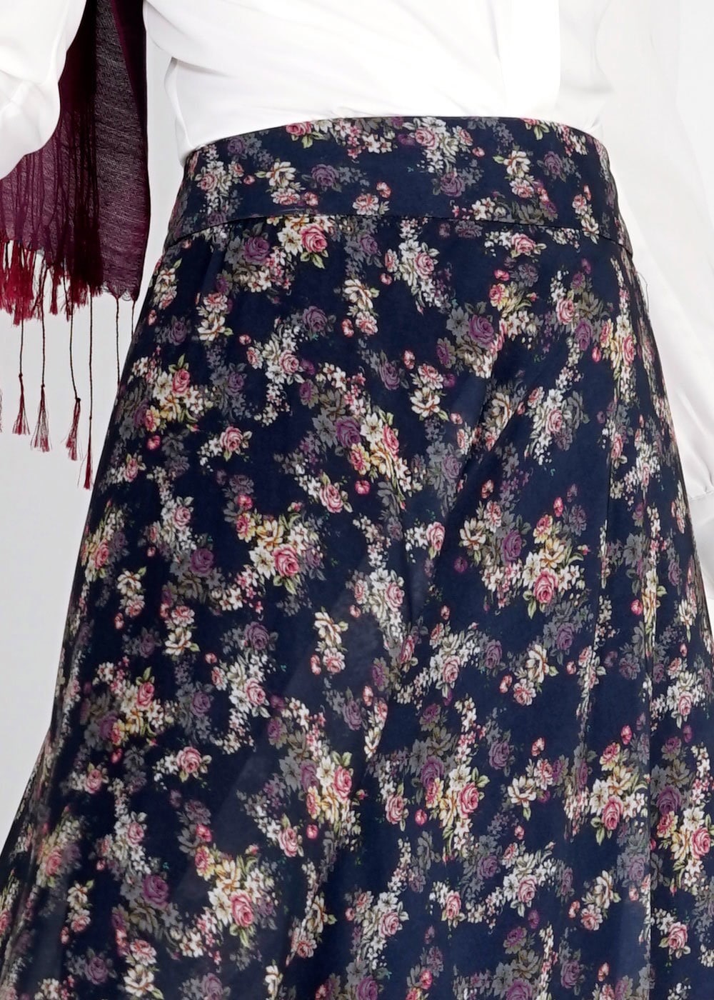 Tesettür giyim LACİVERT 6698 Evite Tesettür Etek