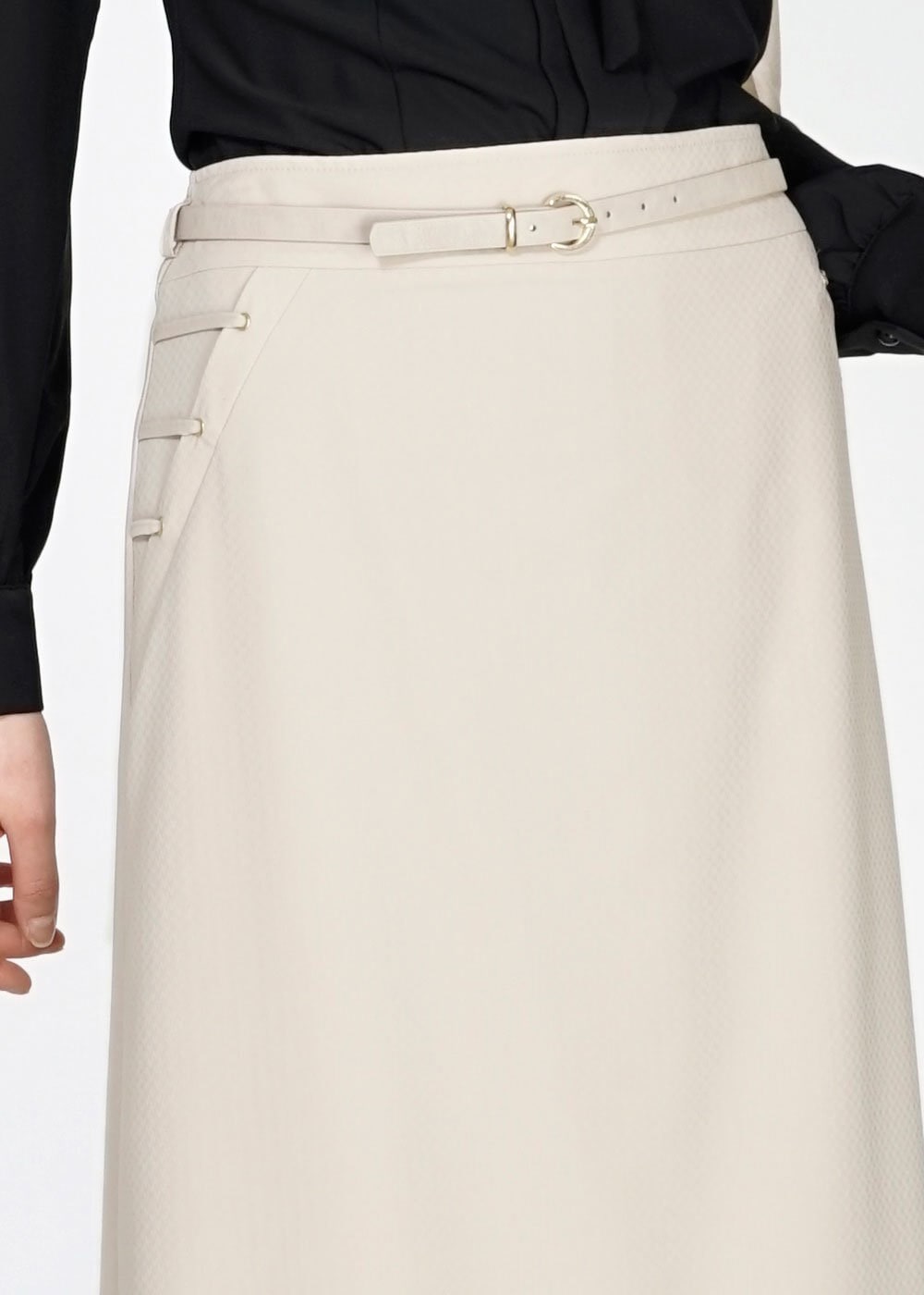 Tesettür giyim BEJ 6704 Ladin Tesettür Etek