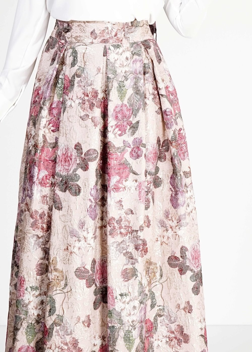 Tesettür giyim PUDRA 6713 Jakar Tesettür Etek