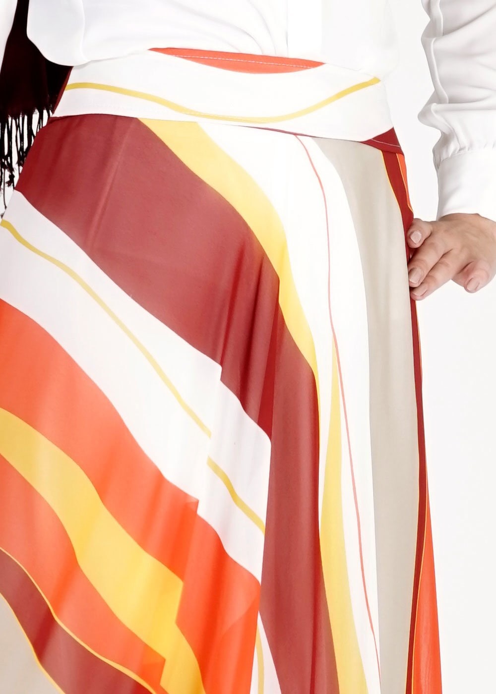 Tesettür giyim BORDO 6714 Neptün Tesettür Etek