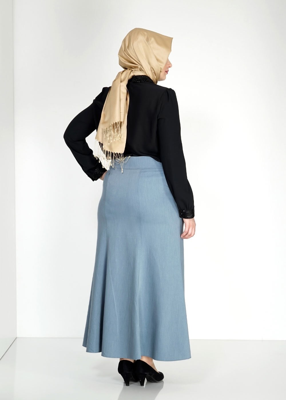 Tesettür giyim LACİVERT 6716 Essen Tesettür Etek