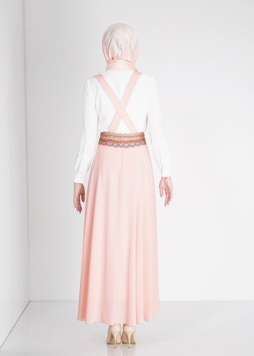 Tesettür giyim PUDRA 6721 Alya Tesettür Etek