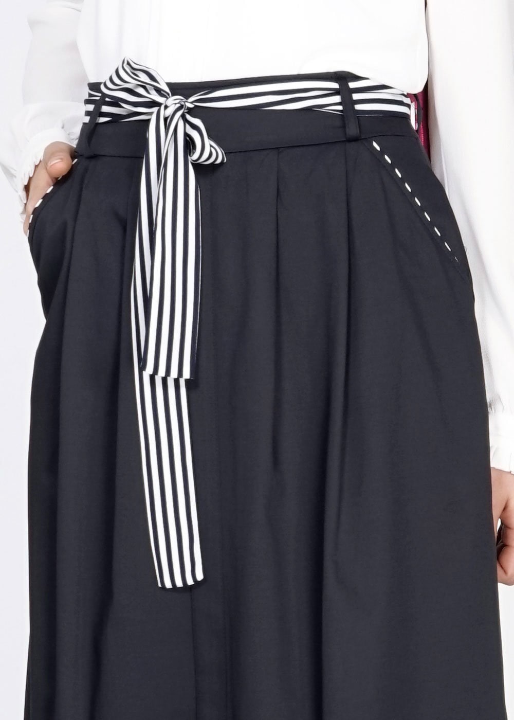 Tesettür giyim LACİVERT 6737 Loran Tesettür Etek