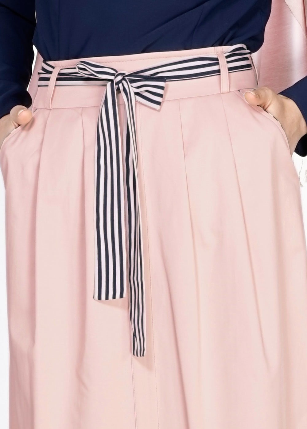 Tesettür giyim PUDRA 6737 Loran Tesettür Etek