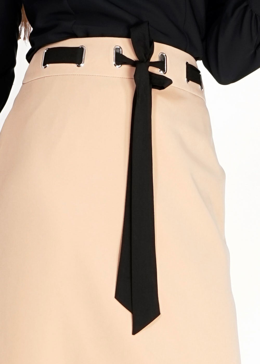 Tesettür giyim SARI 6739 Dilma Tesettür Etek