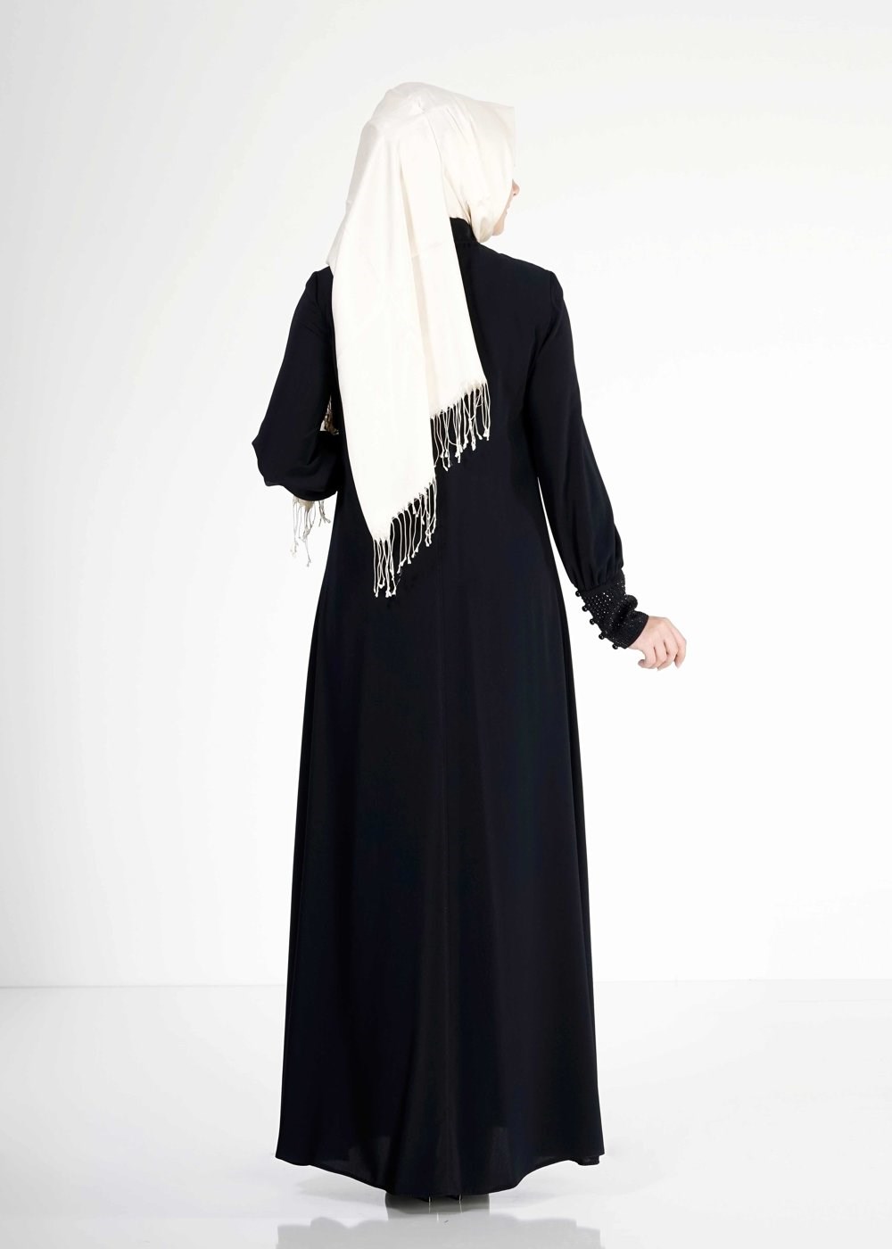 Tesettür giyim LACİVERT 8124 Gino Tesettür Ferace