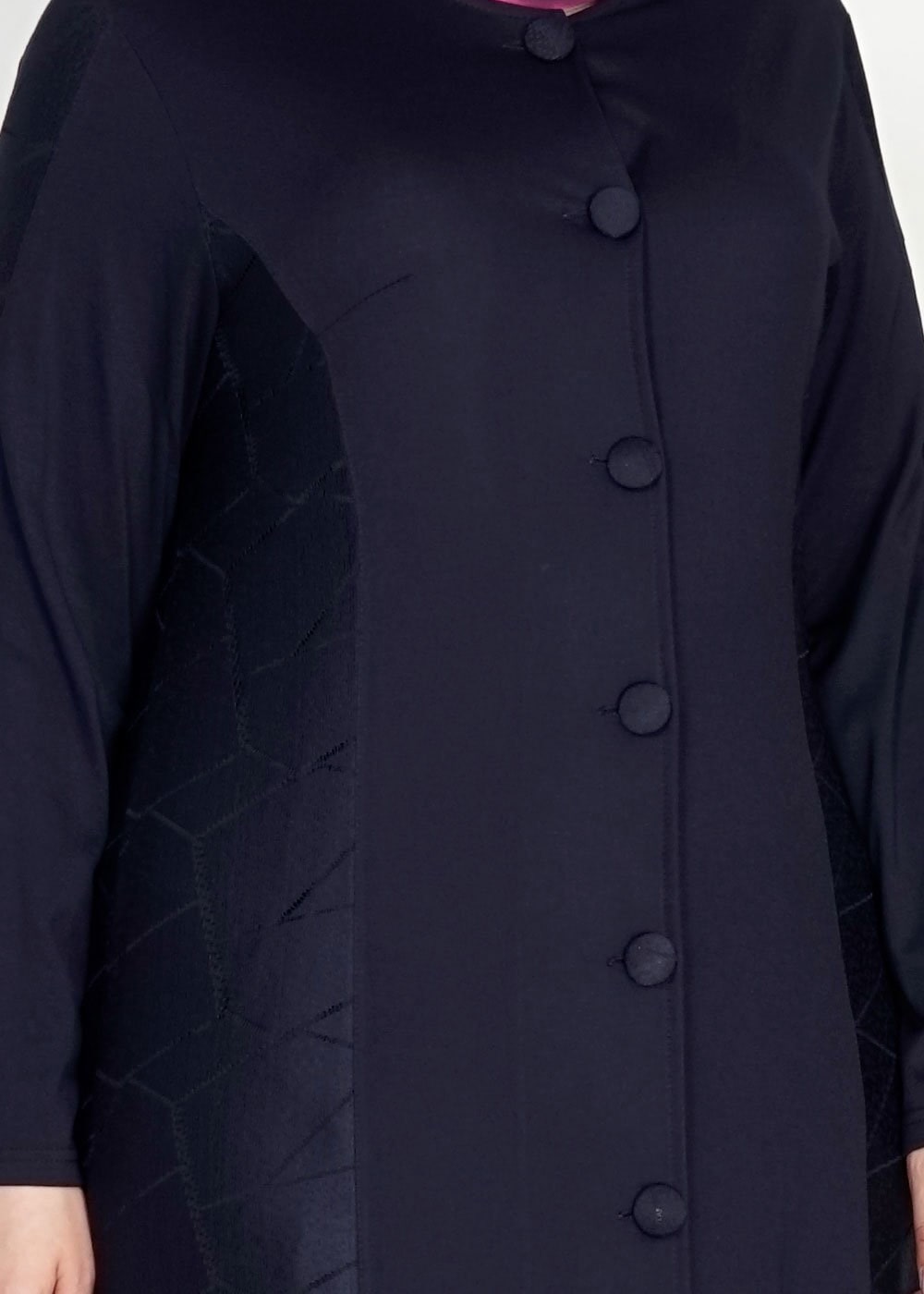 Tesettür giyim LACİVERT 8182 Venezia Tesettür Ferace