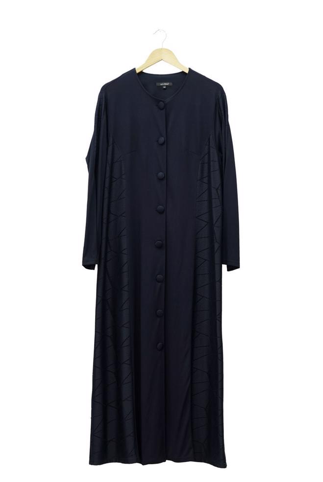 Hijab clothing NAVY BLUE 8182 Venezia Tesettür Ferace - ALVİNA