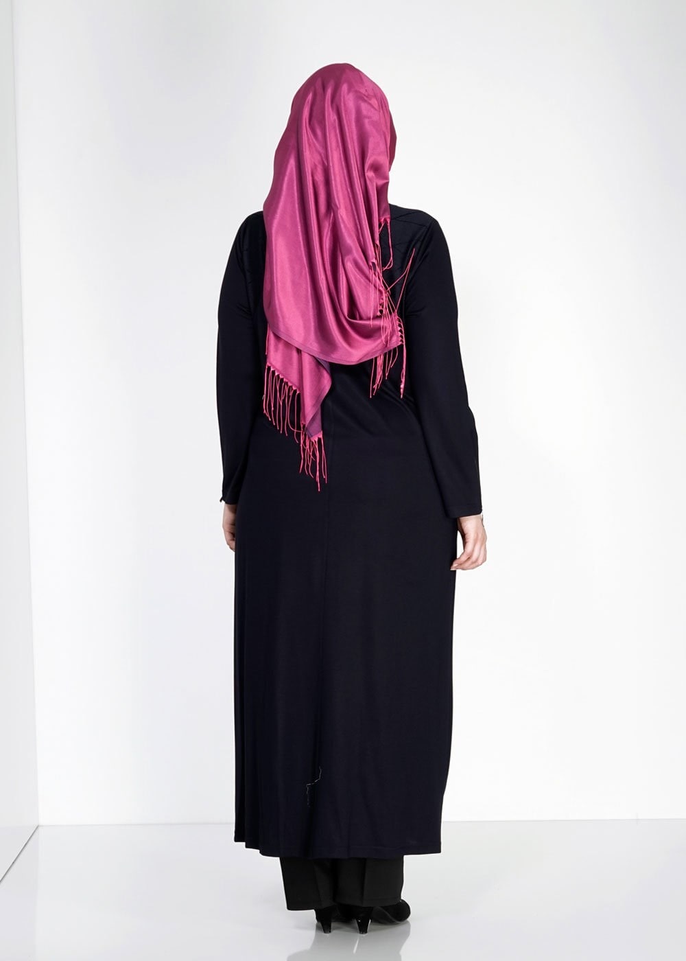 Hijab clothing NAVY BLUE 8183 Venezia Tesettür Ferace