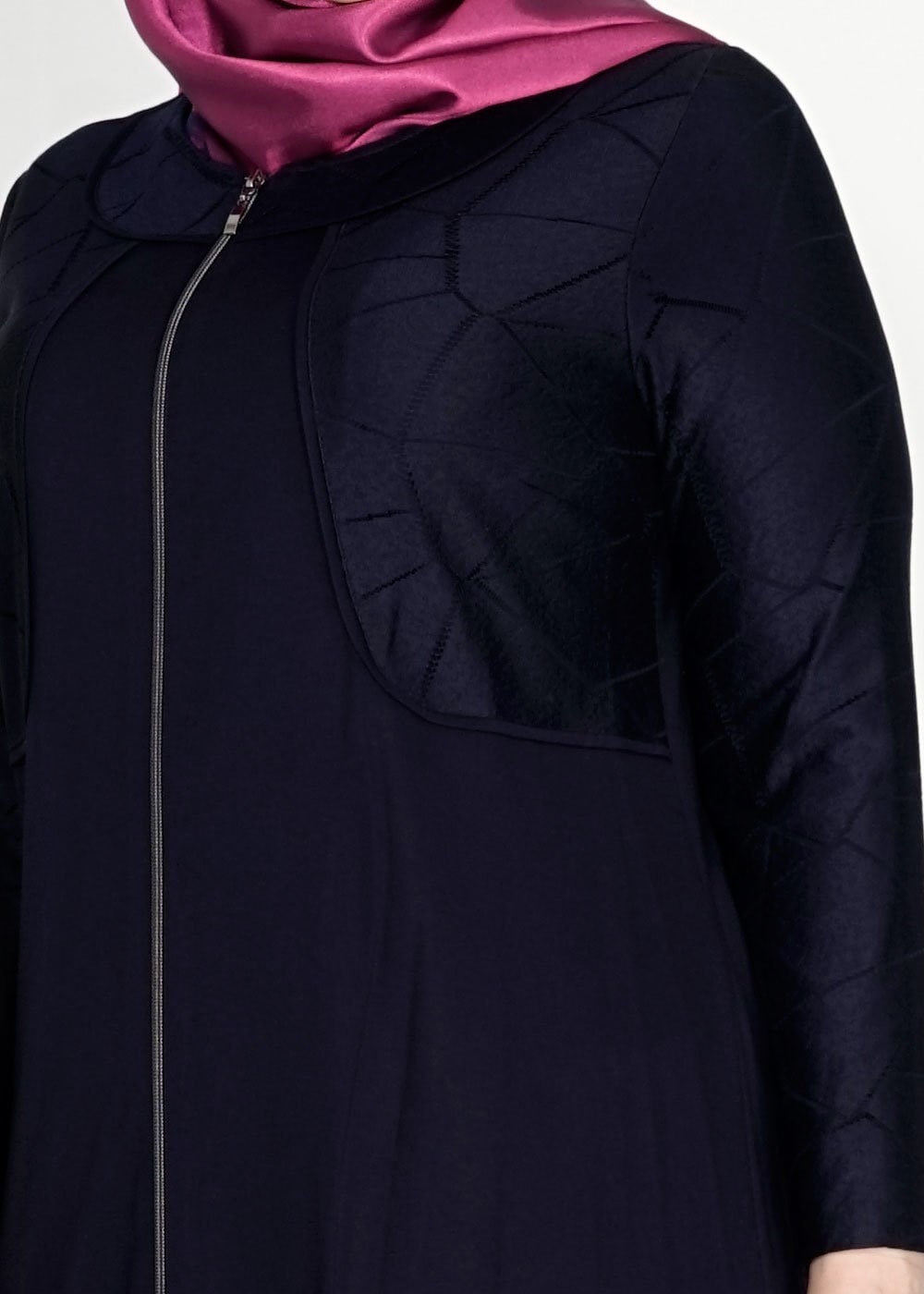 Hijab clothing NAVY BLUE 8184 Venezia Tesettür Ferace