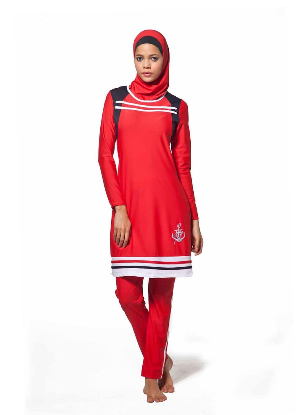 Tesettür giyim KIRMIZI 013 ADASEA TESETTUR MAYO