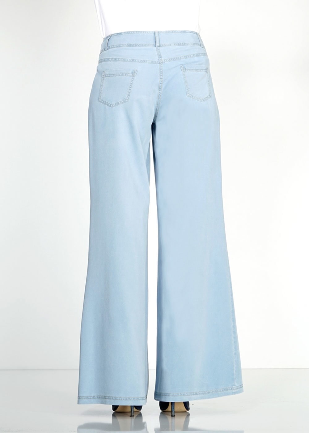 Tesettür giyim LACİVERT 7829 Celeste Düz Pantolon