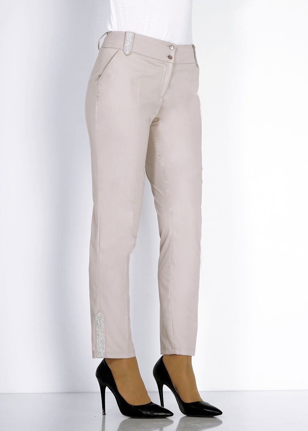 Tesettür giyim BEJ 7831 Nadya Tesettür Pantolon