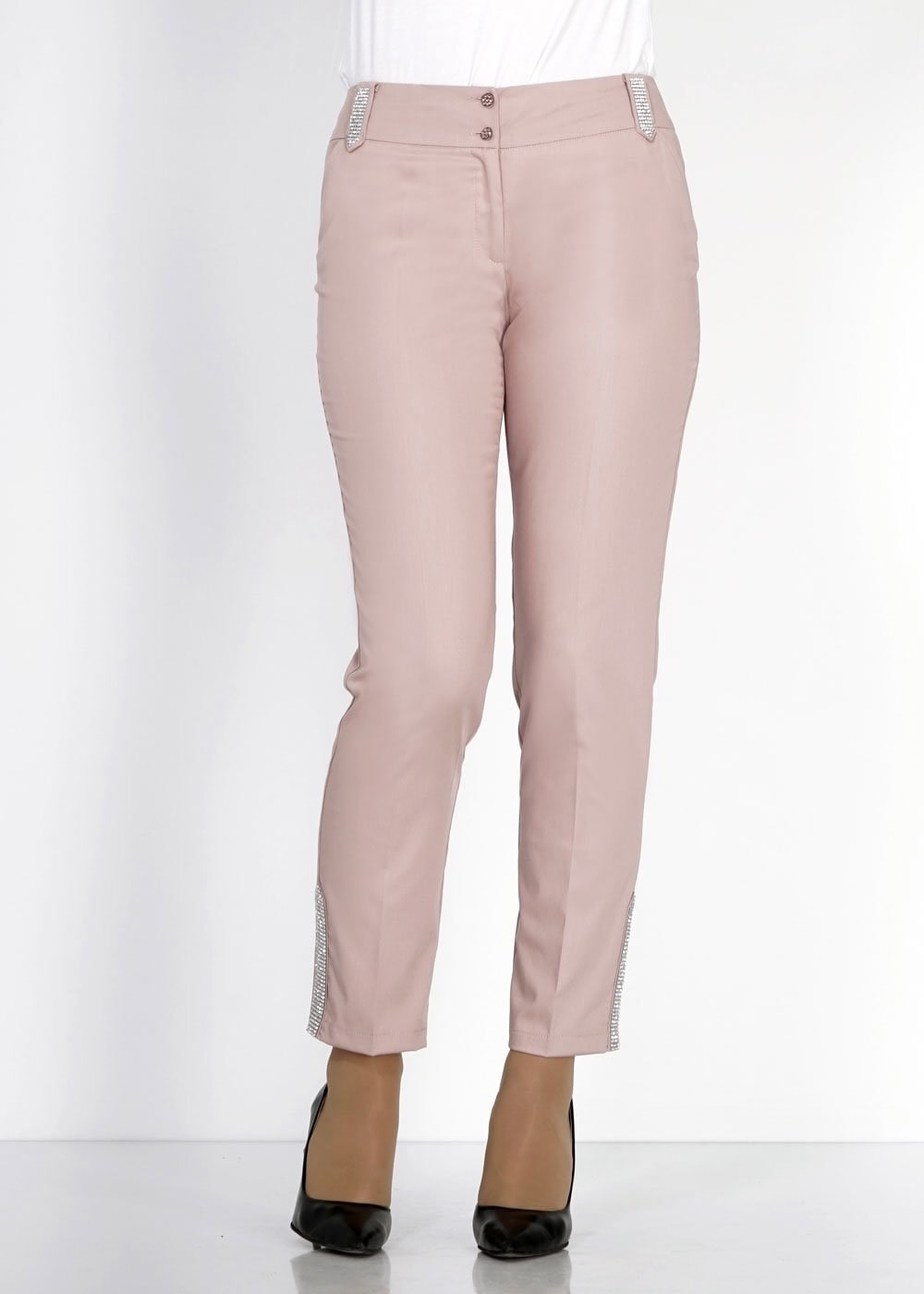 Tesettür giyim PUDRA 7831 Nadya Tesettür Pantolon