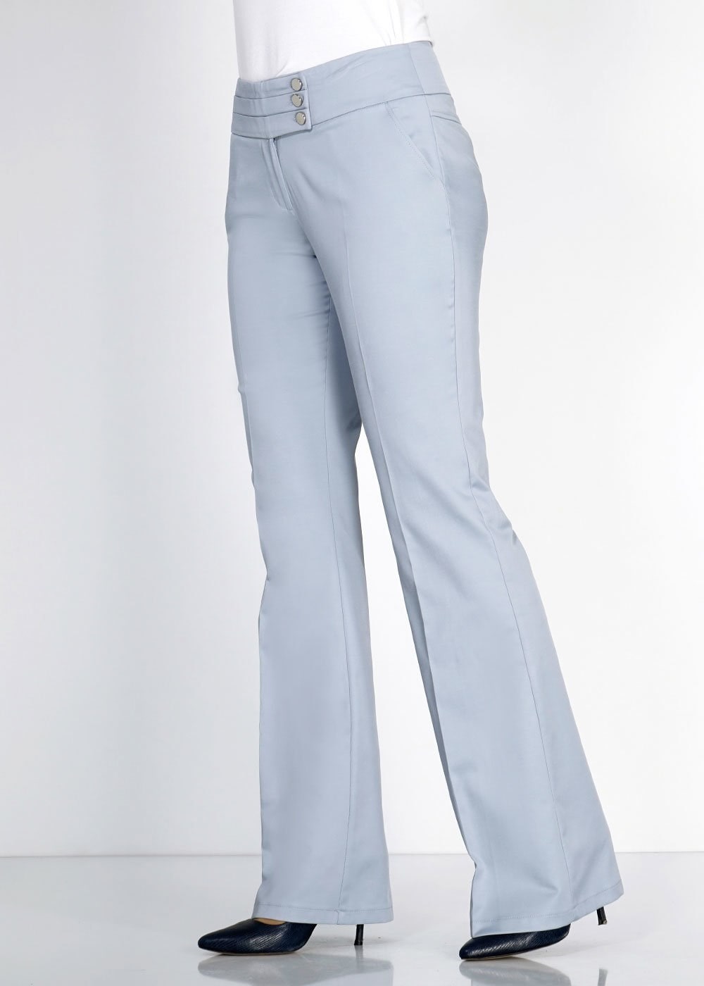 Tesettür giyim MAVİ 7837 Peren Tesettür Pantolon