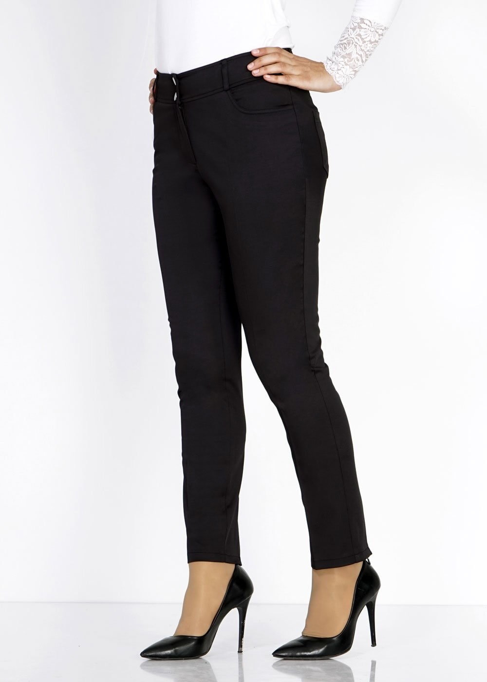 Tesettür giyim SİYAH 7838 Peren Tesettür Pantolon