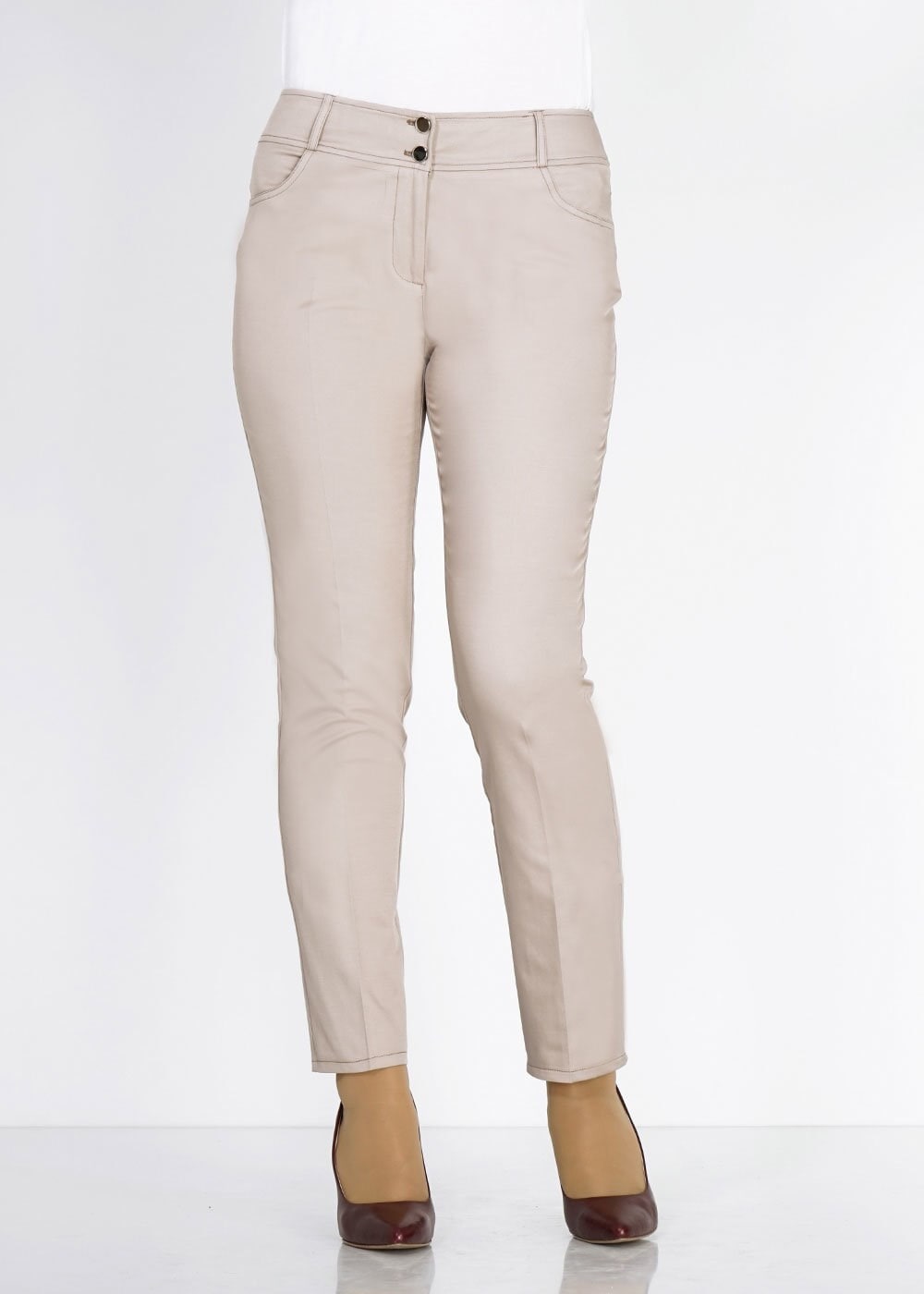 Tesettür giyim BEJ 7838 Peren Tesettür Pantolon