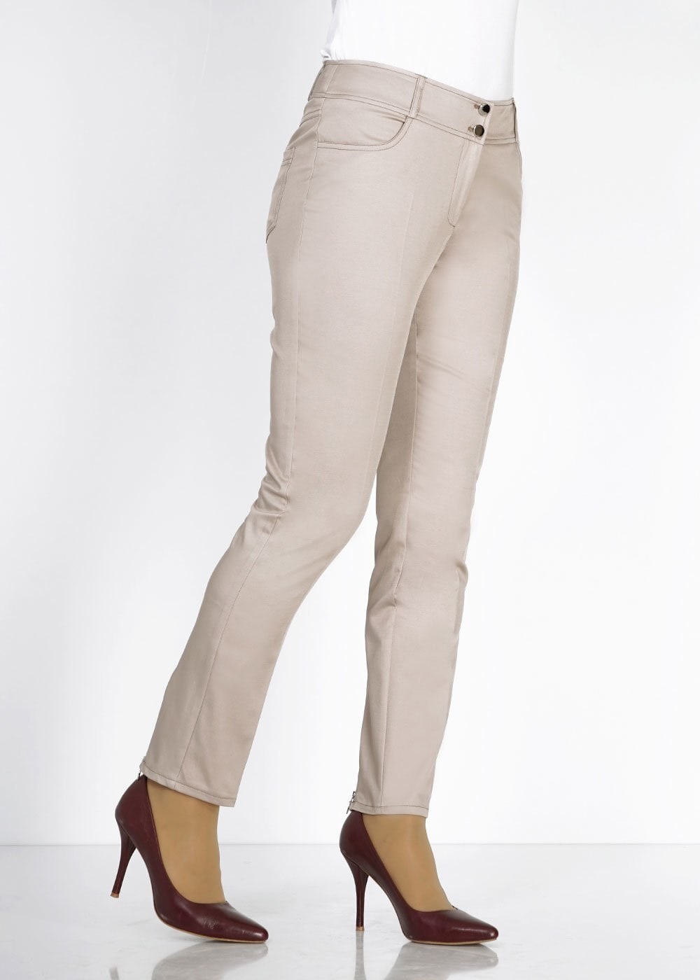 Tesettür giyim BEJ 7838 Peren Tesettür Pantolon