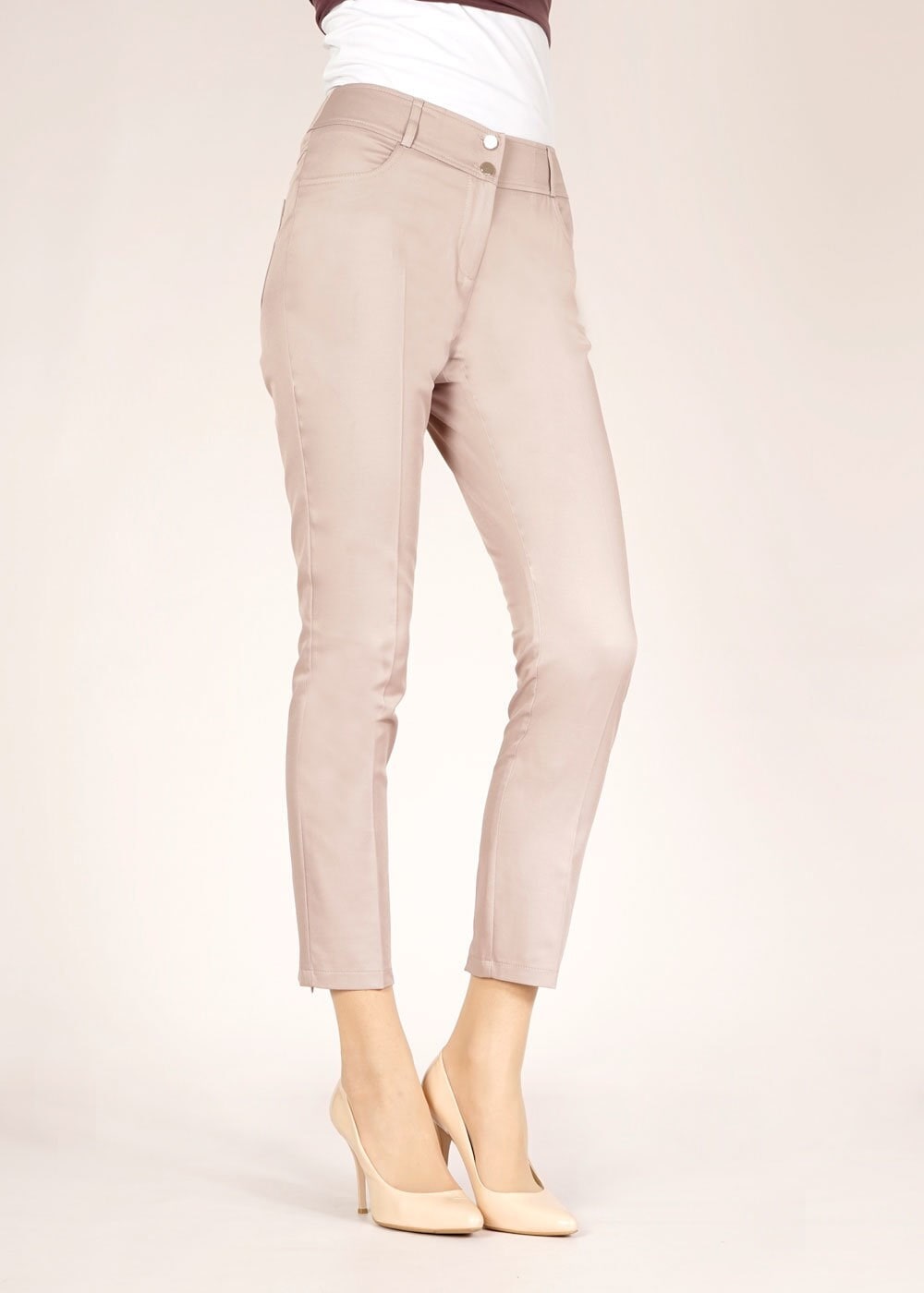 Tesettür giyim VİZON 7838 Peren Tesettür Pantolon