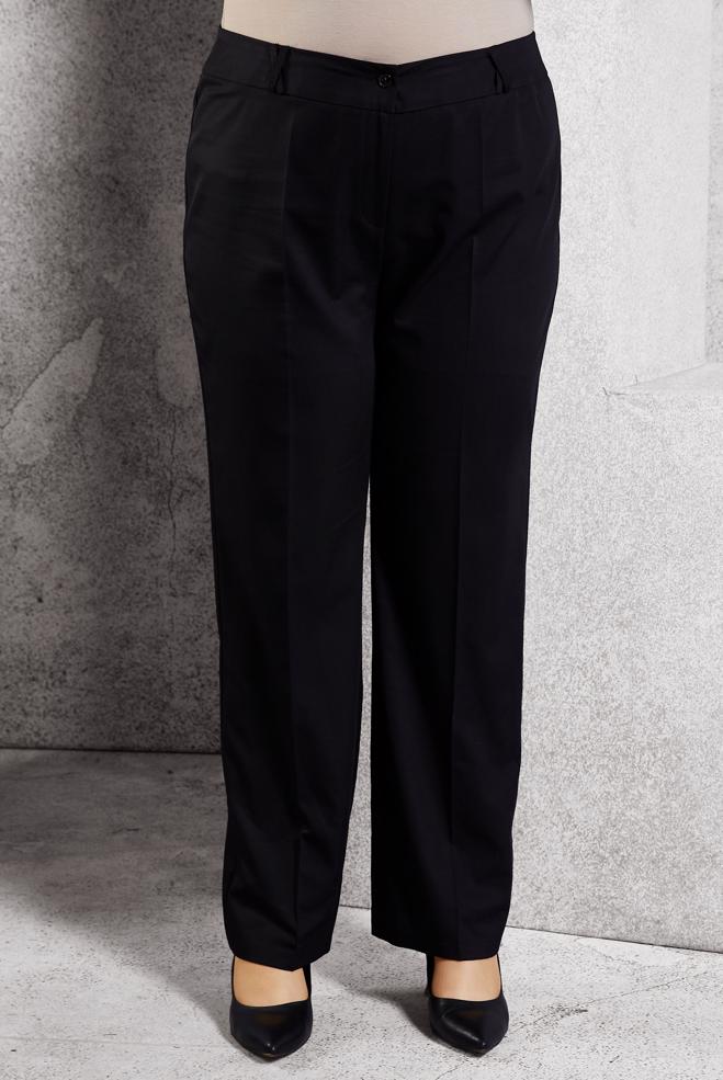 Tesettür giyim SİYAH GENİŞ PAÇA PANTOLON 7840 - ALVİNA