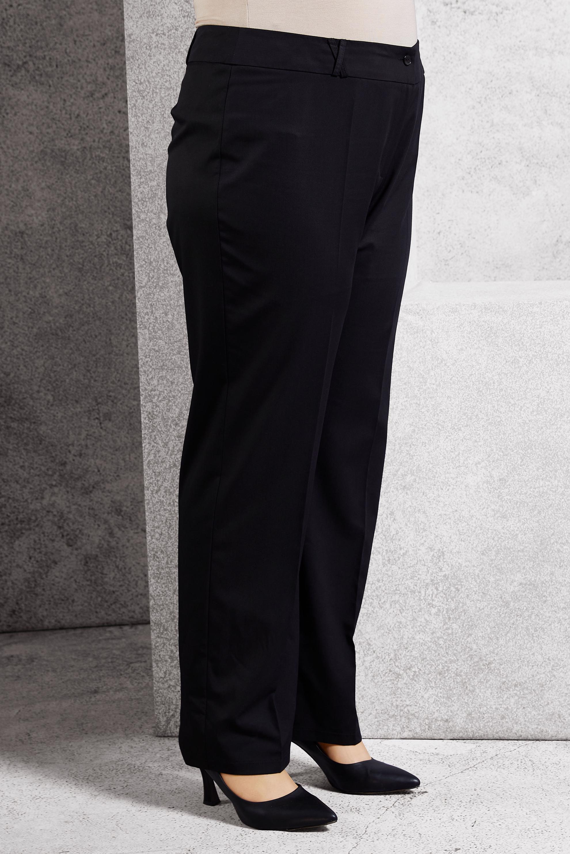 Tesettür giyim SİYAH GENİŞ PAÇA PANTOLON 7840