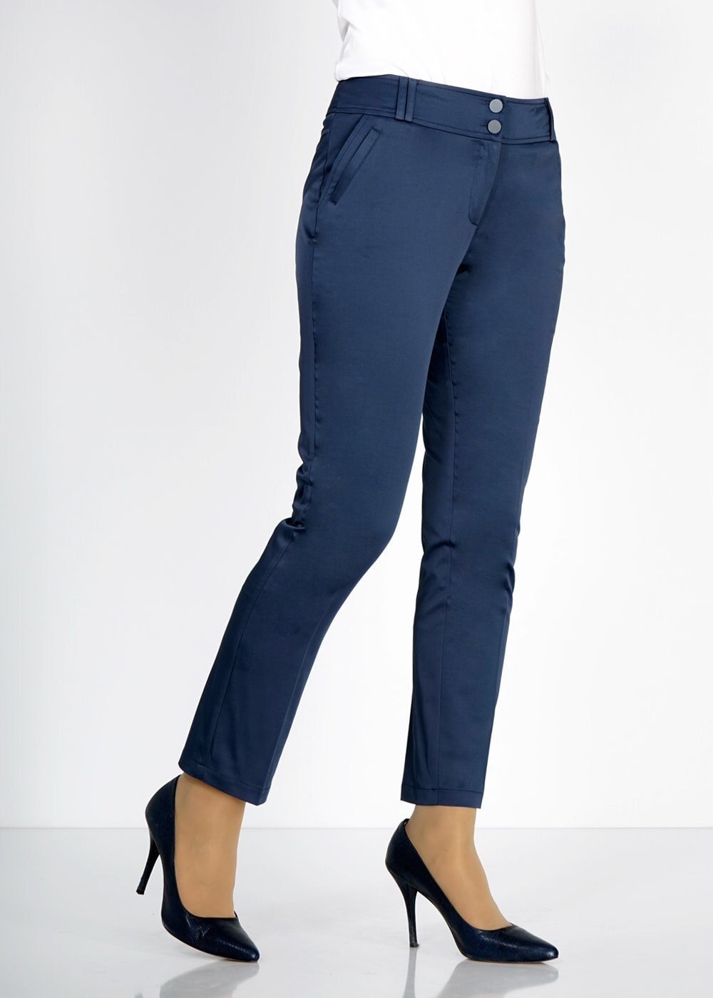 Tesettür giyim LACİVERT 7842 Rihanna Tesettür Pantolon