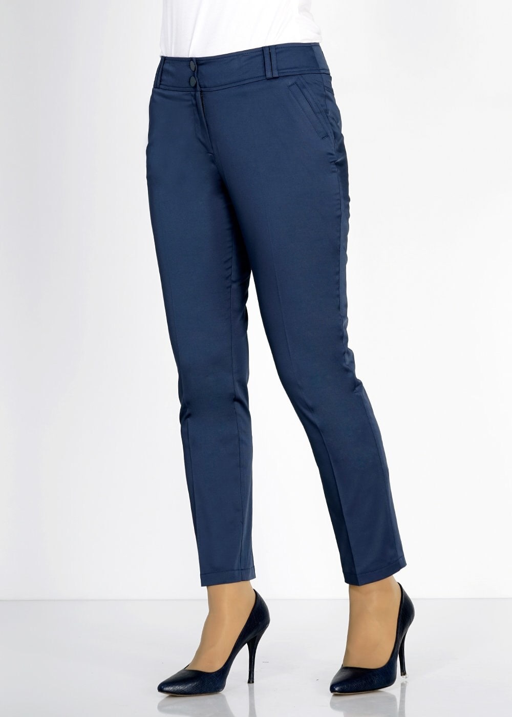 Tesettür giyim LACİVERT 7842 Rihanna Tesettür Pantolon