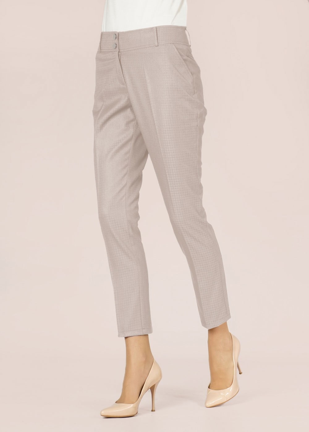 Tesettür giyim BEJ 7843 Crista Tesettür Pantolon