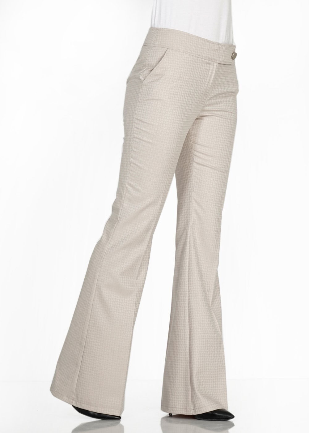 Tesettür giyim BEJ 7845 Crista Tesettür Pantolon