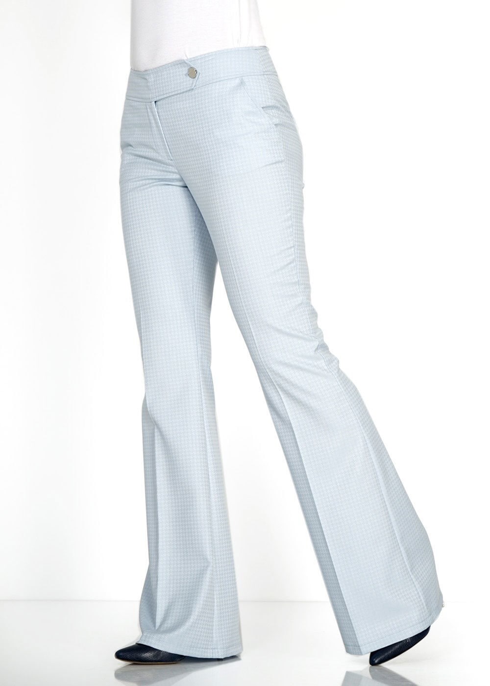 Tesettür giyim MAVİ 7845 Crista Tesettür Pantolon