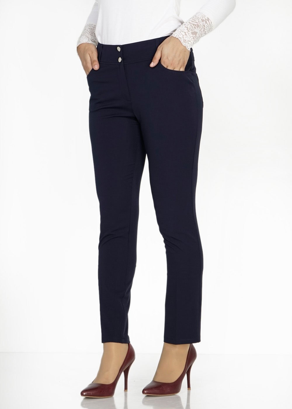 Tesettür giyim LACİVERT 7857 Harris Tesettür Pantolon